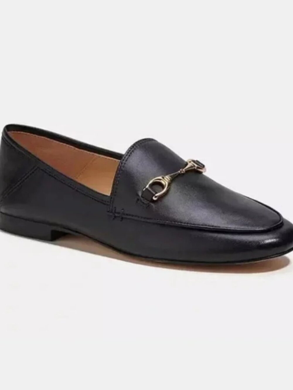 Coach Hayley Horsebit Loafer - Black - Like New - Worn Once